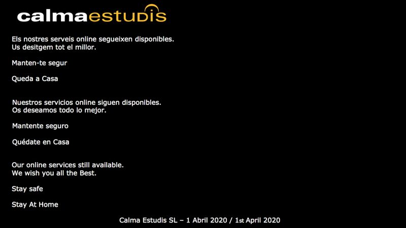 Calma Estudis - Recording Studio - Mallorca